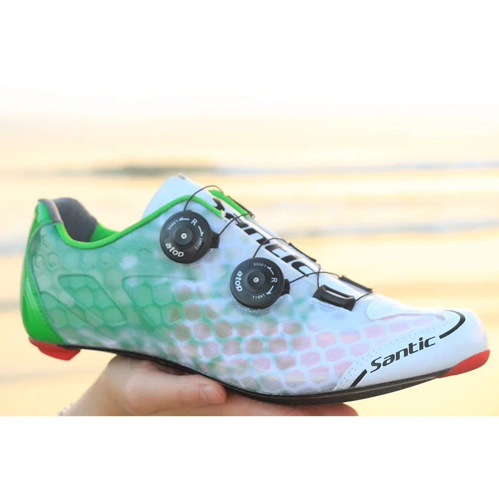 Carbon Fiber Ultralight Cycling Shoes Road Bicycle Sneakers Men's Pro Racing Zapatillas Ciclismo Bike Shoes