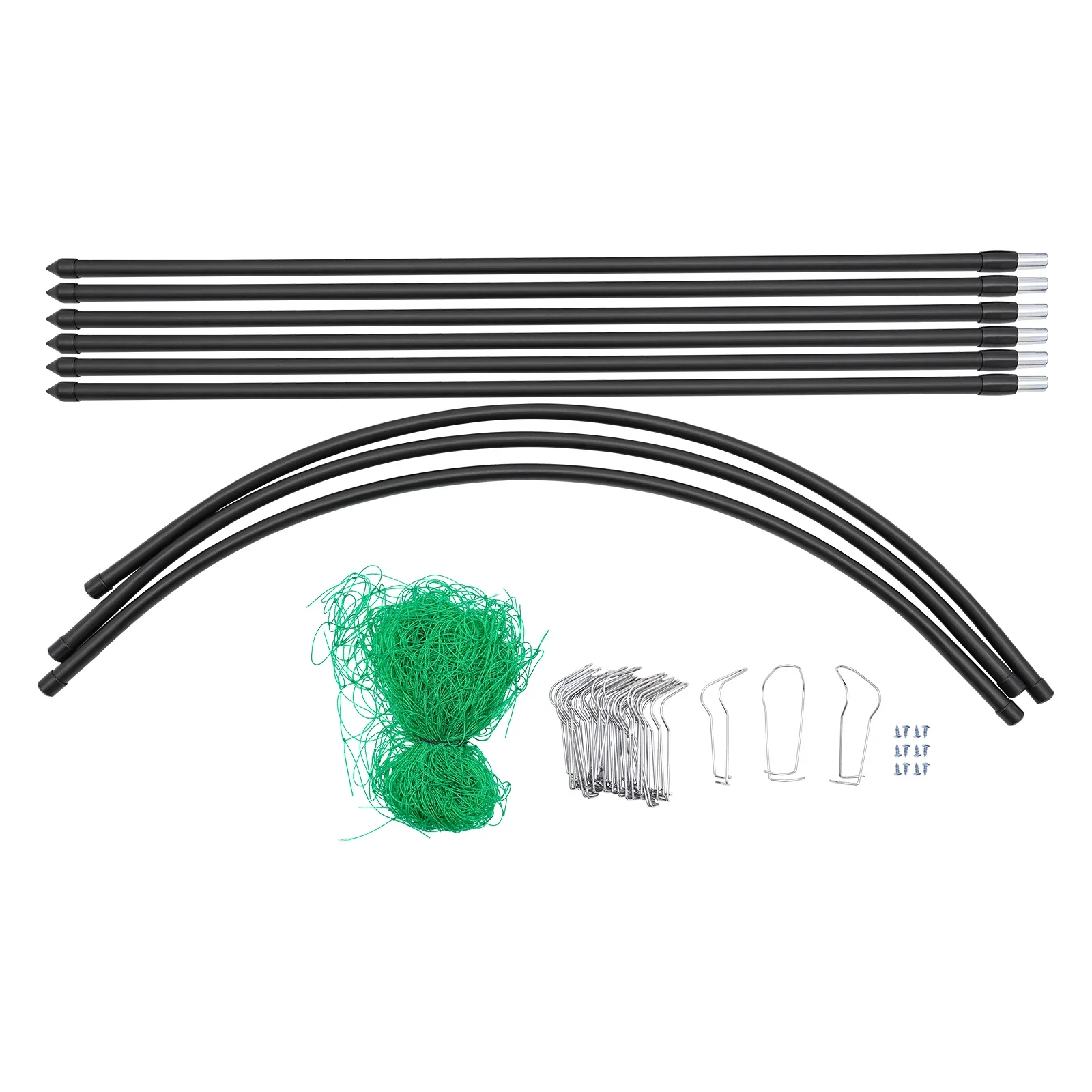 Rosenbogen aus Metall, stabiles Gartenspalier für Pflanzen, Klettern, Torbogen, Gartendekoration und Dekoration, Kletterer, wetterfest, Schwarz – Detail 7