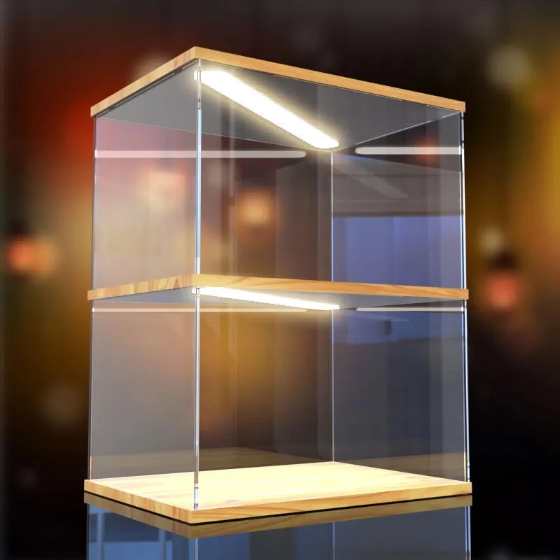 6 Boîtes Vitrine Empilables BFC-BOX 1/18 – Pour Expo Voitures – Made In France – Transparent