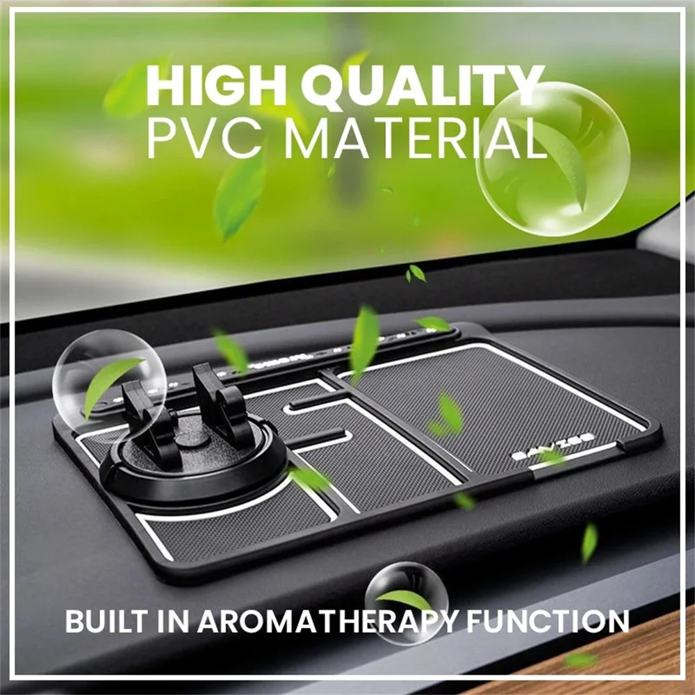 Multifunction Non Slip Phone Pad Car Dashboard Non Slip Grip Sticky Pad Phone Holder Mat Anti-skid Silicone Mat Car Accessories