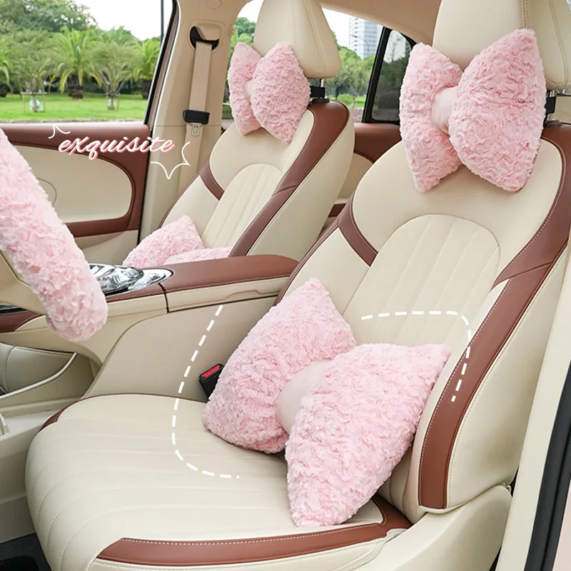 Coprisedile Universale per Auto con Cartoni Animati, Accessori Interni Auto alla Moda, Antiscivolo e Traspirante, Cuscini per Auto da Donna - Image 4