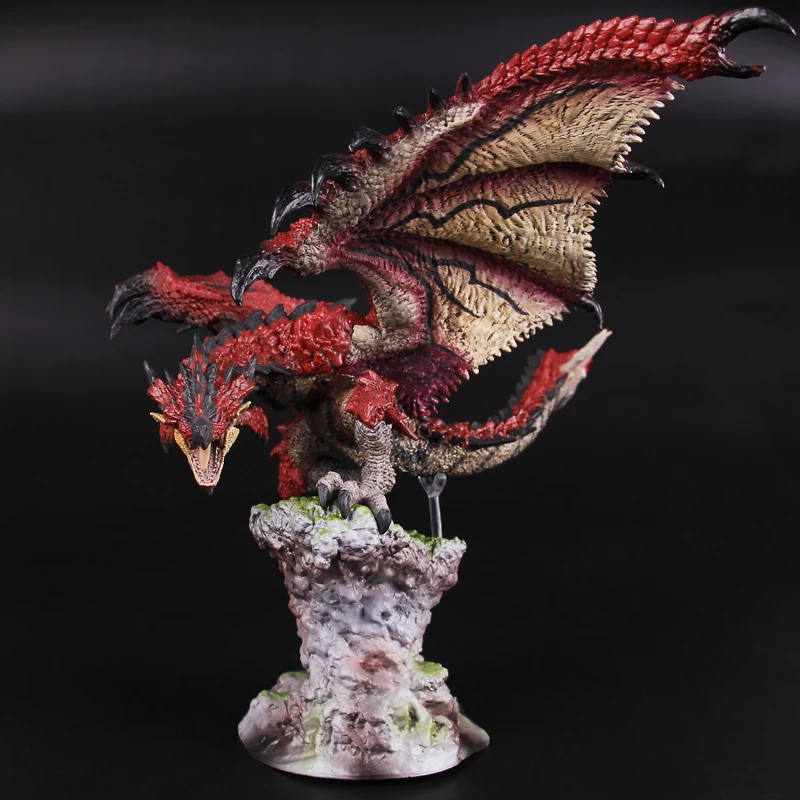 

Monster Hunter Rathalos Hero Fire Dragon Rio Reus Limited Edition Japanese Genuine Action Figure Model Kids Toy Gift