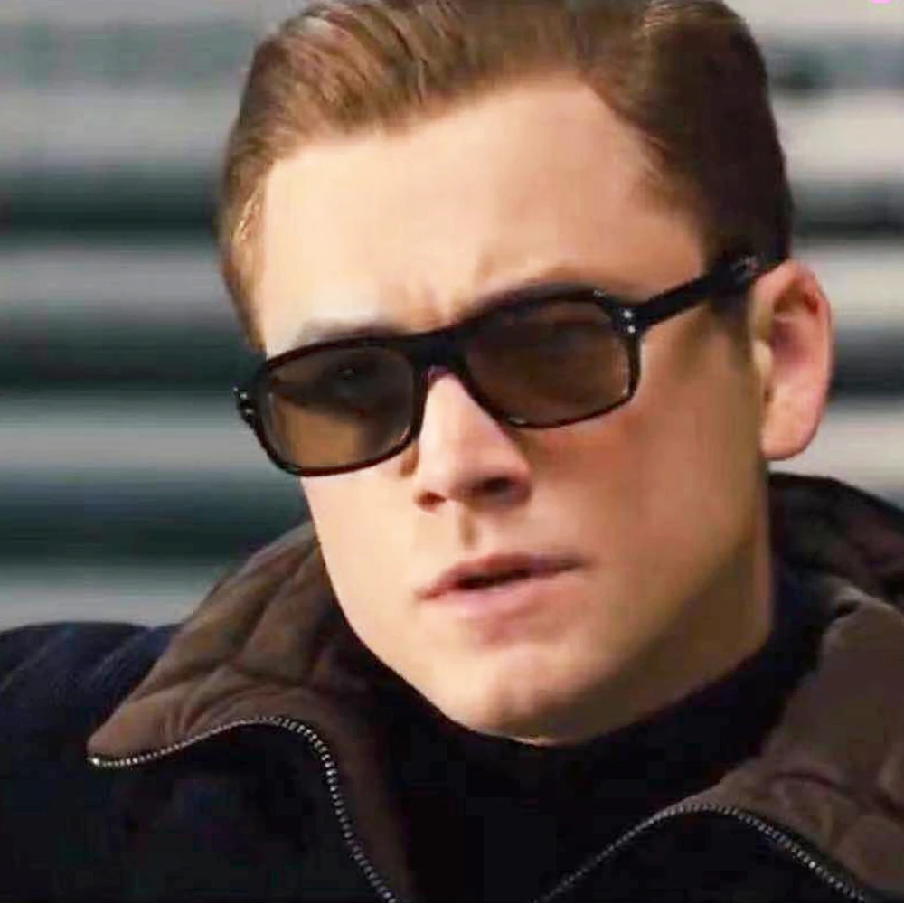 Kingsmen Sunglasses for Men Agent Eggsy Cosplay Sunglasses Frame