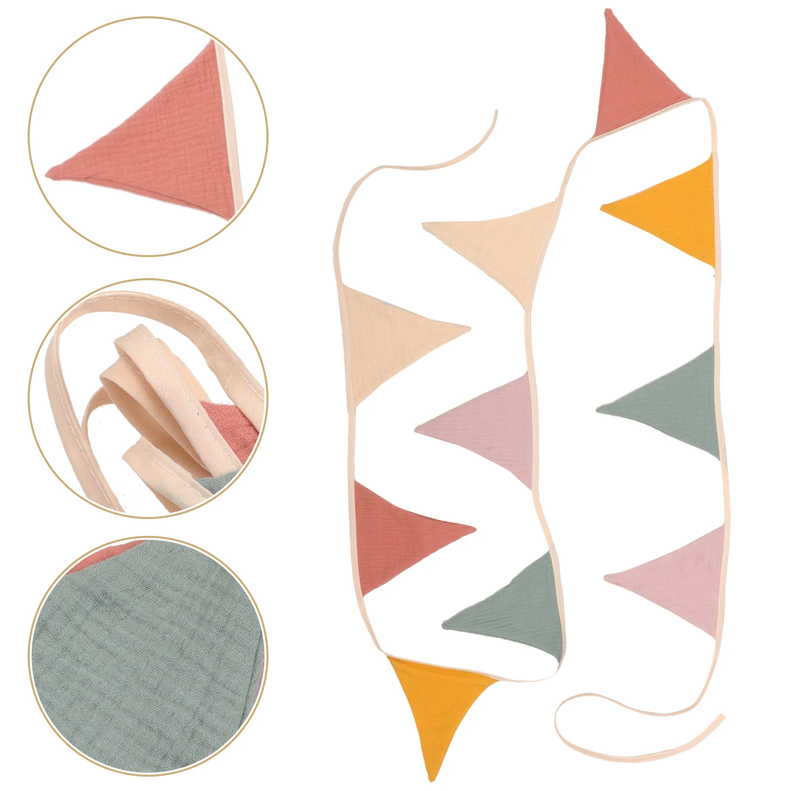 

Colorful 2.3m Triangle Flag Pennant Triangle Banner Baby Shower Backdrop Triangle Bunting Bedroom Hanging Triangle Flag