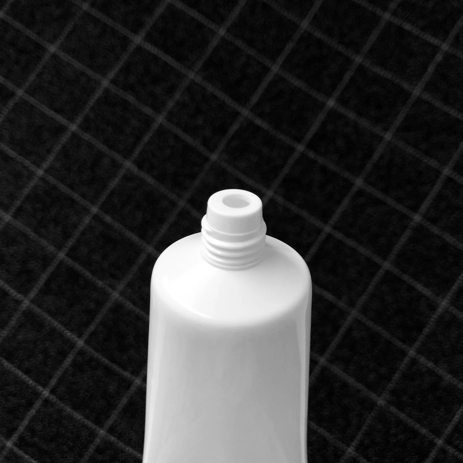 빈 화장품 스퀴즈 50g 50ml 1.8OZ 흰색 플라스틱 튜브, Abucas 모양 상단 뚜껑