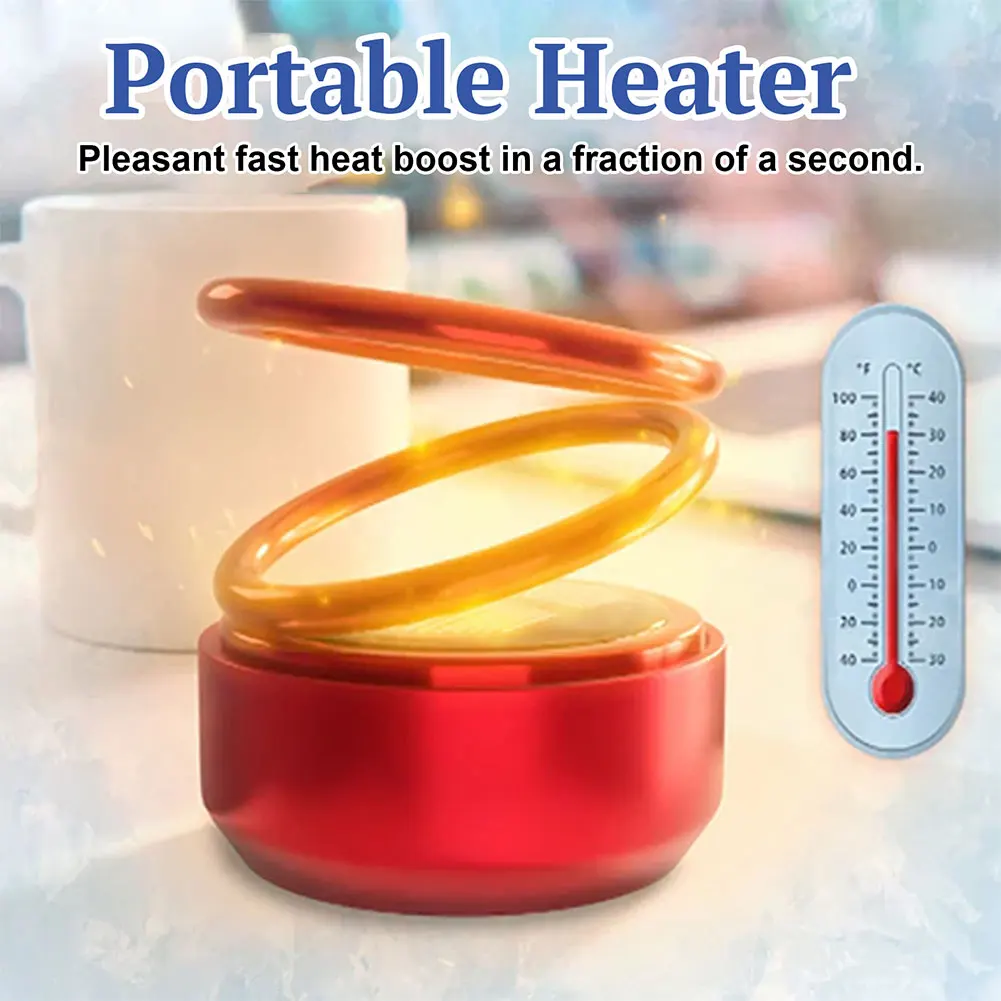 Rotating Double Ring Kinetic Molecular Heaters Portable Flavoring Air Purifier for Car Living Rooms Bathrooms