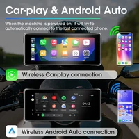 GPS Navigation 2K Car DVR Motorcycle Wireless Carplay Android Auto IPX7 Waterproof Portable Screen TPMS Bluetooth Moto Motorbike - Image 3