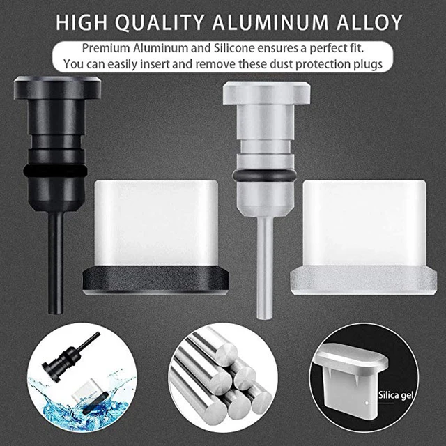 유형 C 전화 충전 포트 3.5mm 이어폰 잭 Sim 카드 USB C 먼지 플러그를 삼성 S10 S9 S8, 화웨이 P10 P20 P30 프로에서 할인된 가격으로 구매해보세요.