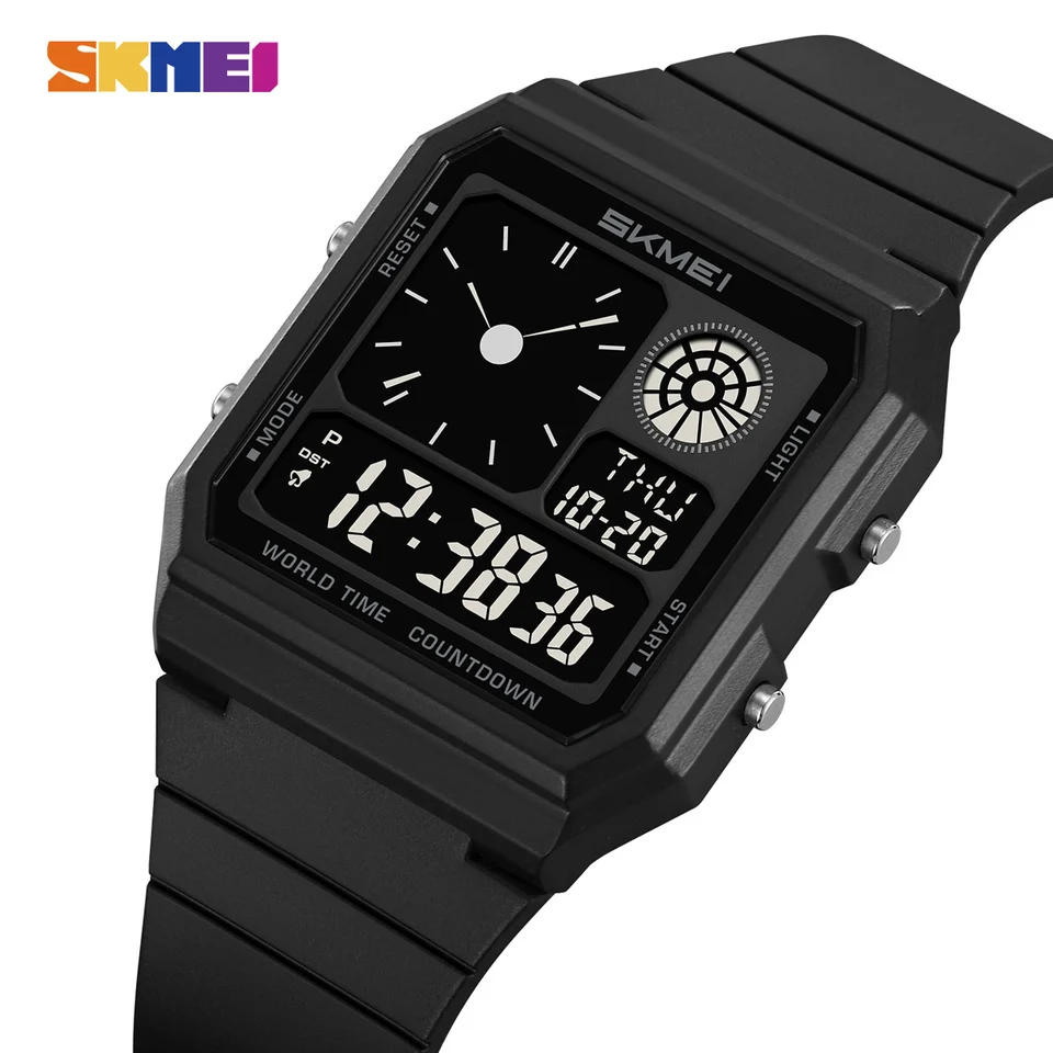 CakCity Orologio sportivo da uomo, impermeabile, con cronometro