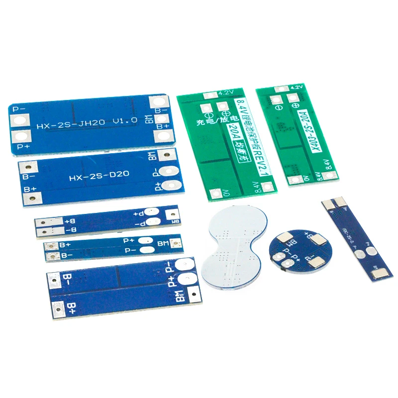Lithium Battery Board 2S 3A 4A 5A 8A 10A 13A 20A 7.4V 8.4V Li-ion 18650 Protection BMS Standard Balance