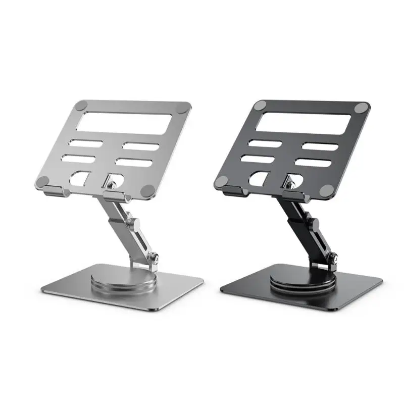 R53C Ergonomischer drehbarer Desktop-Ständer, rutschfeste Basis für 4 bis 13 Zoll große Telefone und Tablets – Detail 1