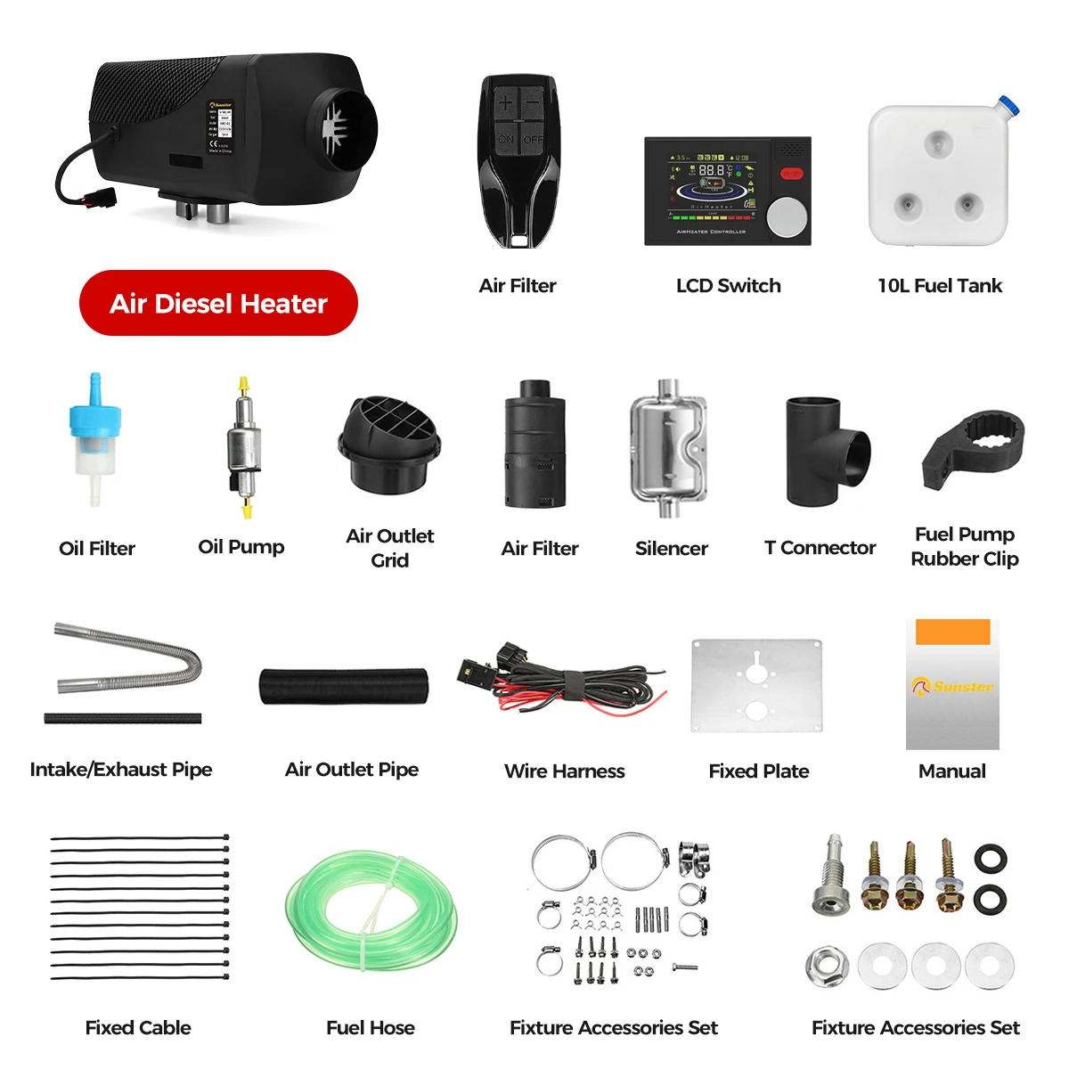 Maso car sledge,12V/24V car electric heater disproster with 3 air