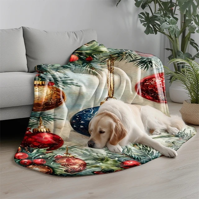 Christmas Ornament Throw Blanket 3