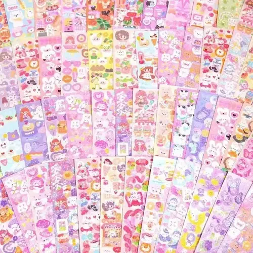 20/50/100Pcs Cute Cartoon Stickers Handbook Stickers DIY Decorative Campus Students Decoration School Office Stationery Supplies - Image 6