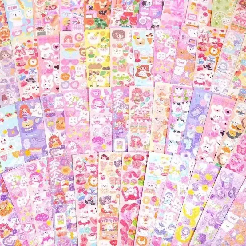 20/50/100Pcs Cute Cartoon Stickers Handbook Stickers DIY Decorative Campus Students Decoration School Office Stationery Supplies - Image 6