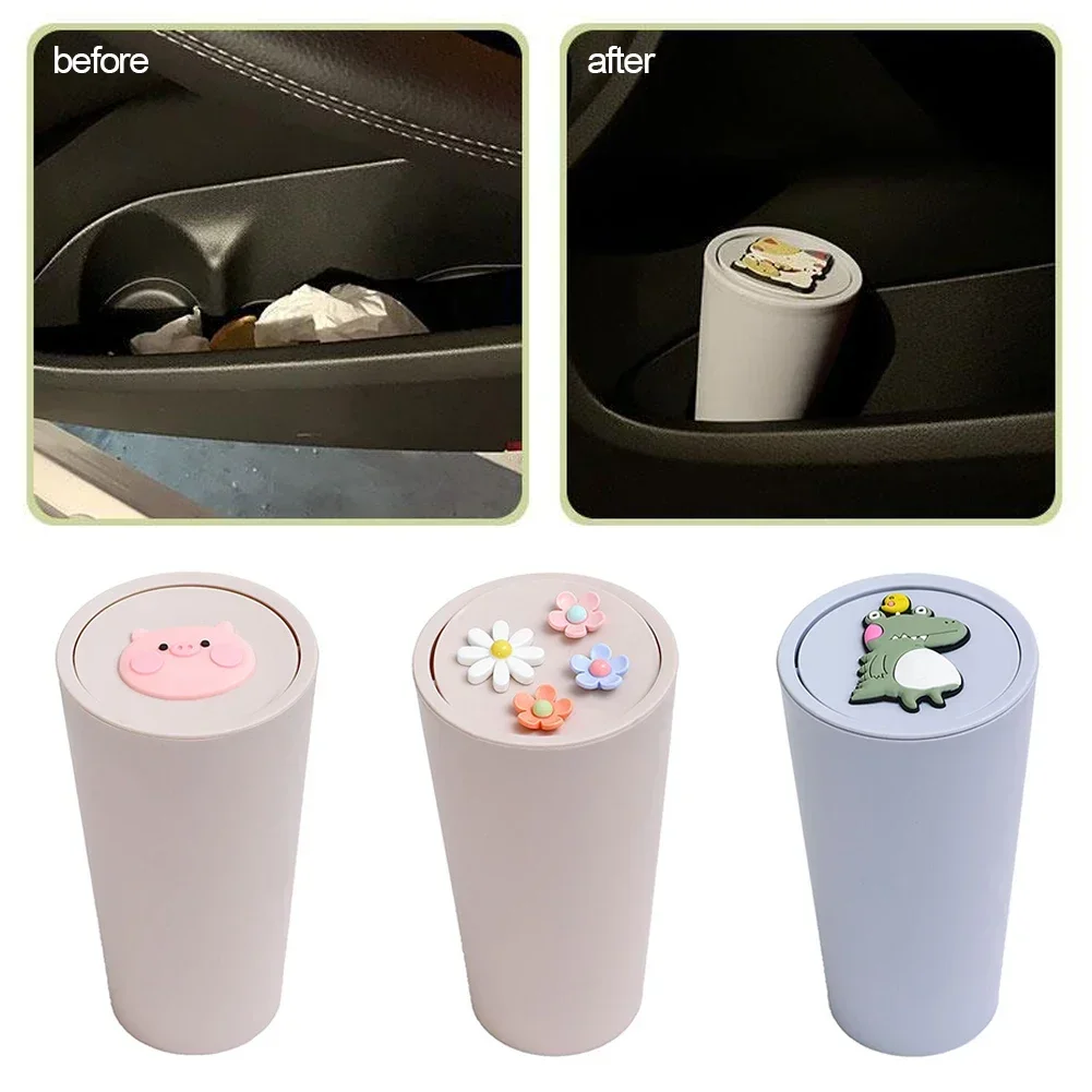 Creative Small Mini Car Trash Can Car Storage Box Storage Bag Desktop Trash Can Debris Box Promotional Gifts Small Gifts