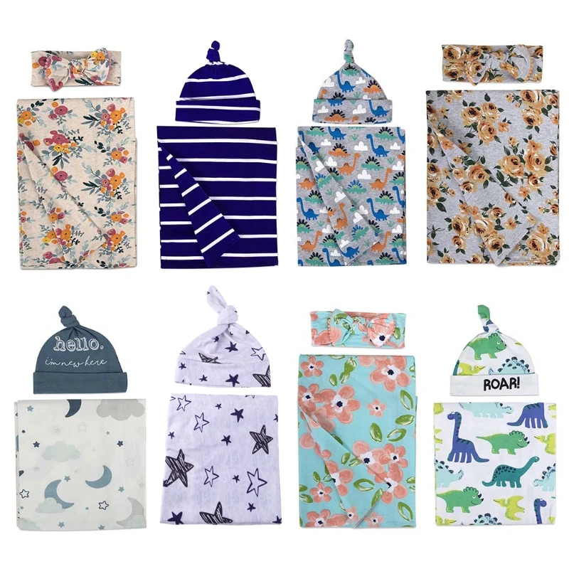 

Tail Knot Hair Band Headdress Headwrap Gifts Baby Receiving Blanket Headband Hat Sleeping Bag