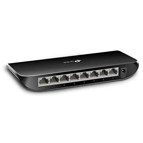 Switch Di Rete Tp-Link Tl-Sg1008D Gigabit Con 8 Porte (10/100/1000Mbps, Senza Configurazione)