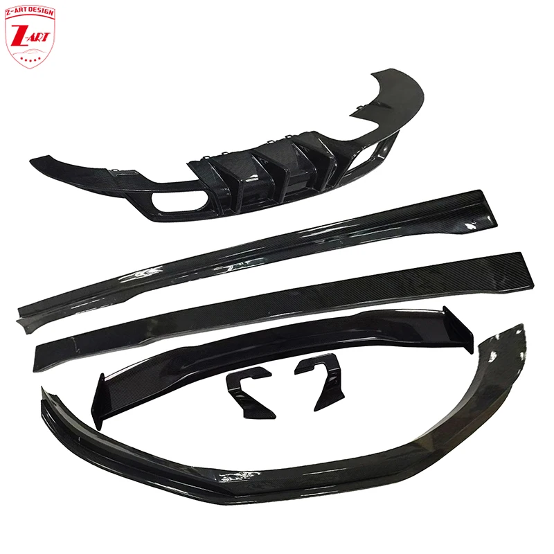 Z-Art 2015-2022 Tt Aerokit In Fibra Di Carbonio Per Audi Tt Kit Corpo In Fibra Di Carbonio Per Audi Tt Mk3 8P Kit Spoiler Vento In Fibra Di Carbonio