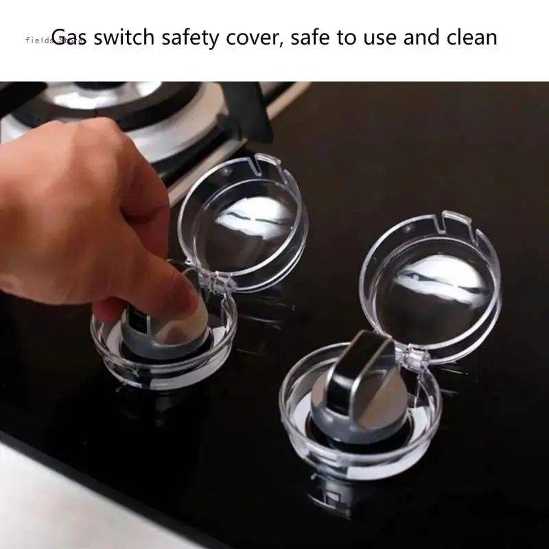 Gas Stove Switches Guard for Child Safety Natural Gas Cooker Button Cover