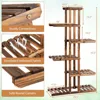 7 Tier Plant Stand Indoor, Bonsai Display Shelf, Wood Plant Holder 2