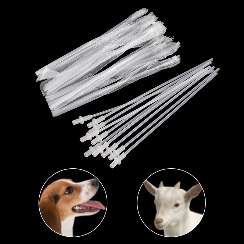 Disposable Artificial Insemination Tube Cat Urinary Catheter 10PCS/Bags Pet Dog Artifical Insemination Catheter Disposable Fresh Sperm Semen Injection Device Hospital Breeding Supplies cat urinary catheter,disposable artificial insemination tube