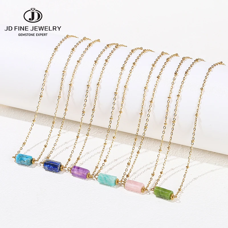 Adjust your look with a charming and elegant touch with an amethyst natural faceted necklace, a necklace with beads, a necklace fo...