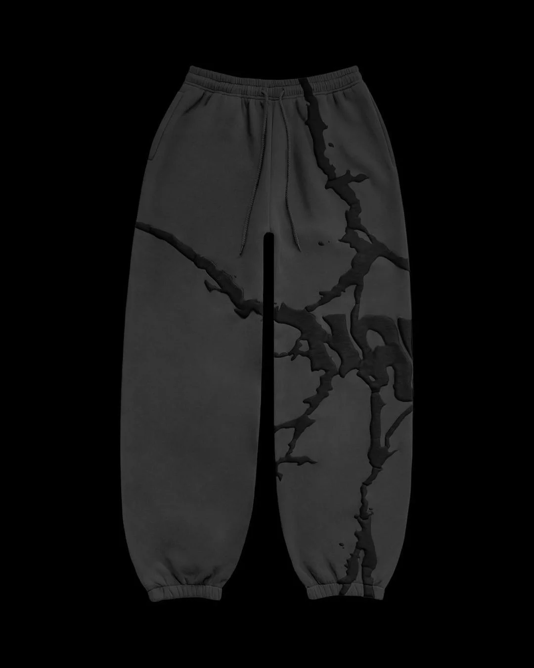 Dark gray trousers