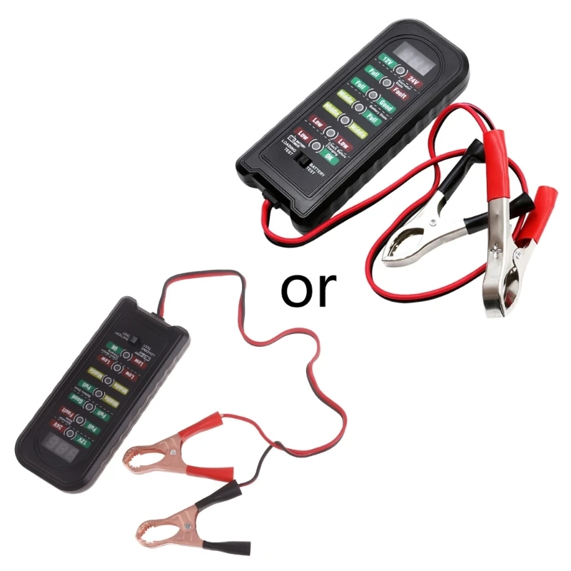 

12V 24V LED Display Checker Tester Alternator Diagnostic Tools Dropship