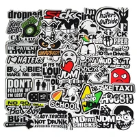 50pcs Funny JDM Styling Stickers Skateboard Luggage Bumper Bike Car Motorcycle Scooter Cool Decals Sticker Bomb Toy Waterproof 1