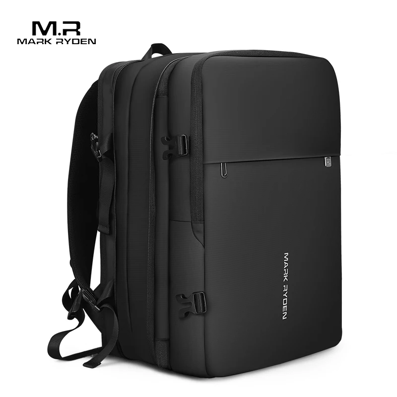 

Large Backpack Men Rucksack 40L Expandable Business Travel Bag For Men Fits In 17 Inch Laptop