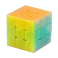 Qiyi Warrior W 3x3x3 Speed Cube Stickerless Transparent Professional Magic Cubo Puzzles Colorful Educational Toys For Children 1