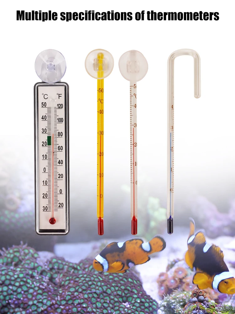 Digitales Aquarium-Thermometer mit Saugnapf, hängendes Fischthermometer für Aquarien, elektronisches LCD-Thermometer – Detail 5