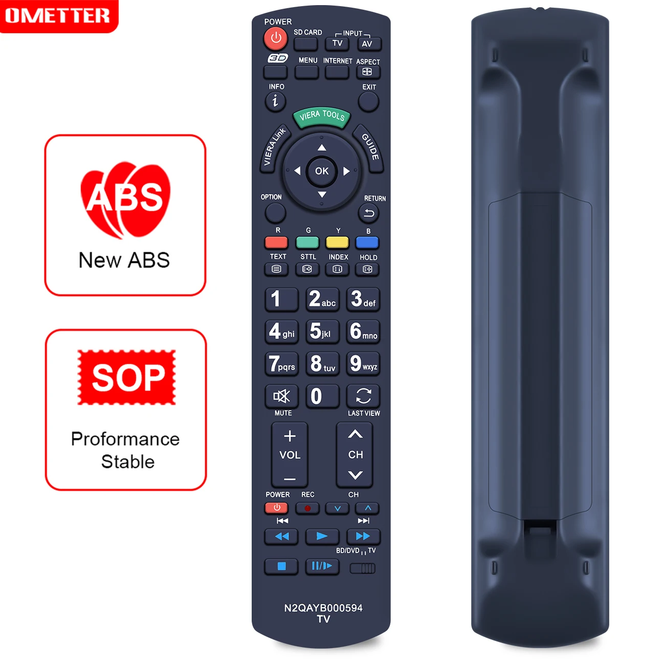 

Replacement for PANASONIC TV Remote Control N2QAYB000594 NO PROGRAMMING REQUIRED NEW