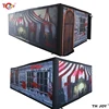 Fast Air Ship 6x4m Custom Made Inflatable Halloween Haunted House Maze Blow Up Air Labyrinth Maze Challenge Game with Blower 3