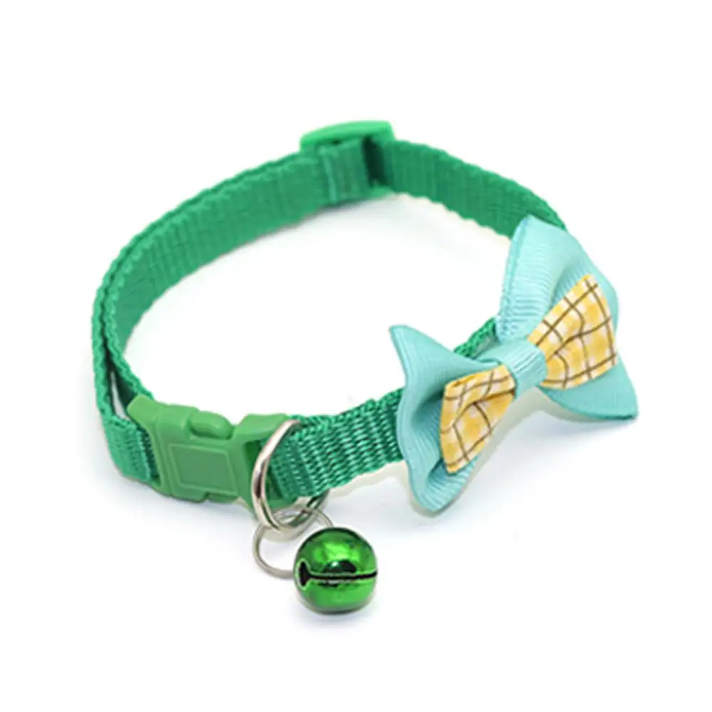 Title 8, Adjustable Pet Cat Collar With Bell Lovely Bow ...