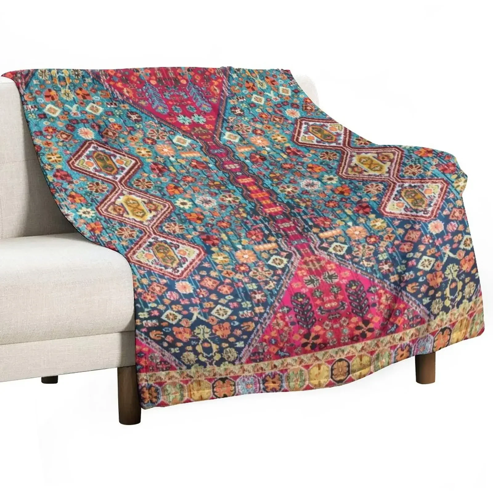 

Oriental Colored Traditional Antique Moroccan Style Fabric Design Throw Blanket cosplay anime Hair Picnic Blankets