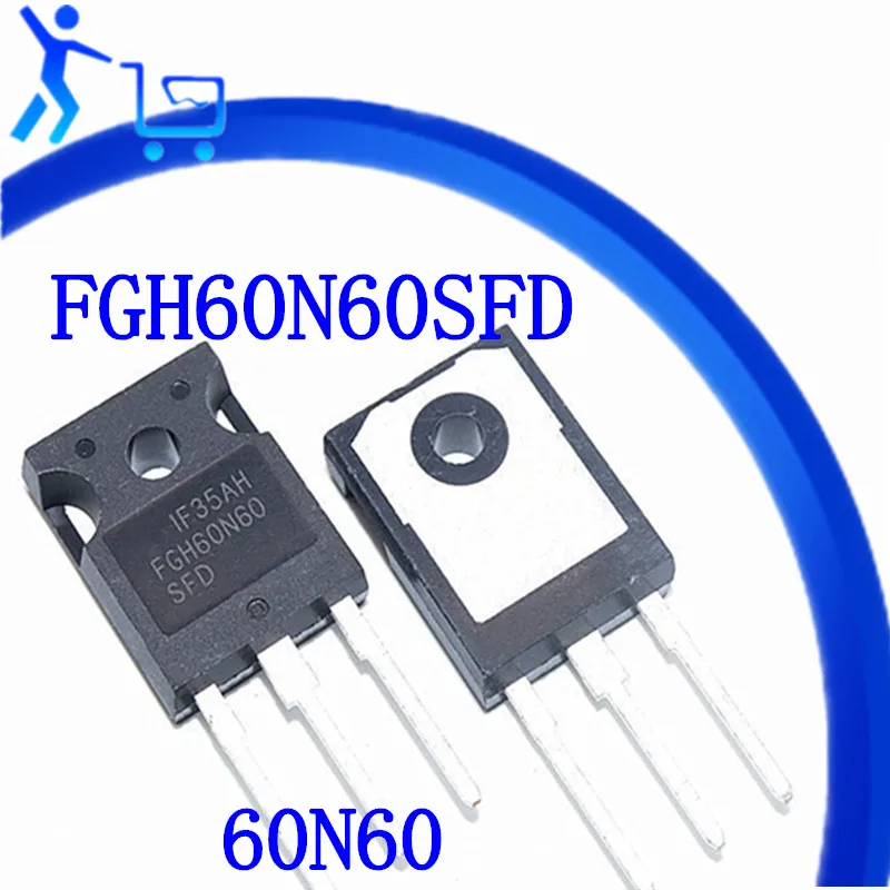 

(5 piezas) FGH60N60SMD FGH60N60UFD FGH60N60SFD FGH60N60 60N60-247 Chipset