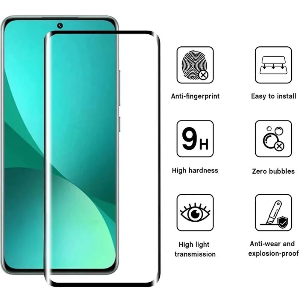 Premium High-Definition Tempered Glass Screen Protector - 2 Pack, Easy Installation