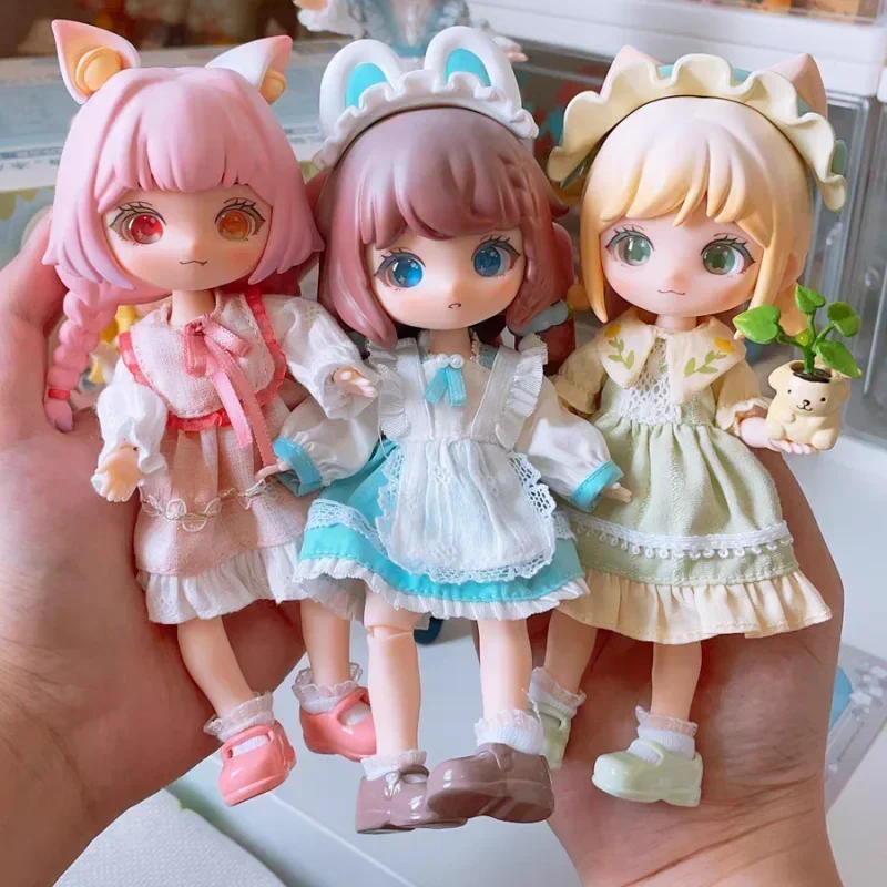 Оригинальная шторка Liroro, летняя серия 1/12 Bjd Ob11 модель куклы Caja Ciega загадки, сумка угадай, детские рождественские подарки