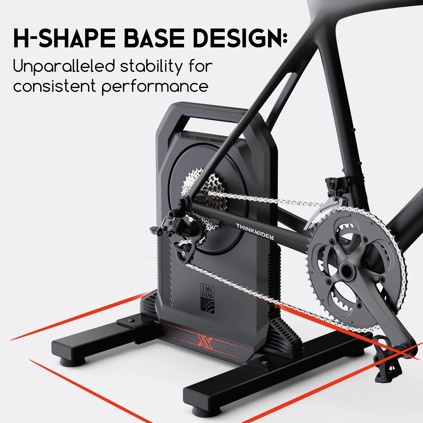 ThinkRider XXPRO Direct Drive Smart Bike Trainer Max 2500W Indoor