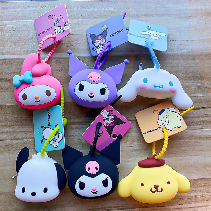 

Kawaii Sanrio Anime Cinnamoroll Keychain Kuromi Cute Cartoon Pompompurin Simplicity Pachacco Fashions My Melody Holiday Gifts