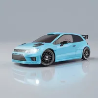 LD2801 1/28 4WD RC Drift Car Proportional Steering LED Headlights  2.4G 2 Tire Sets Eco-Friendly Shell Perfect Kids Gift 1