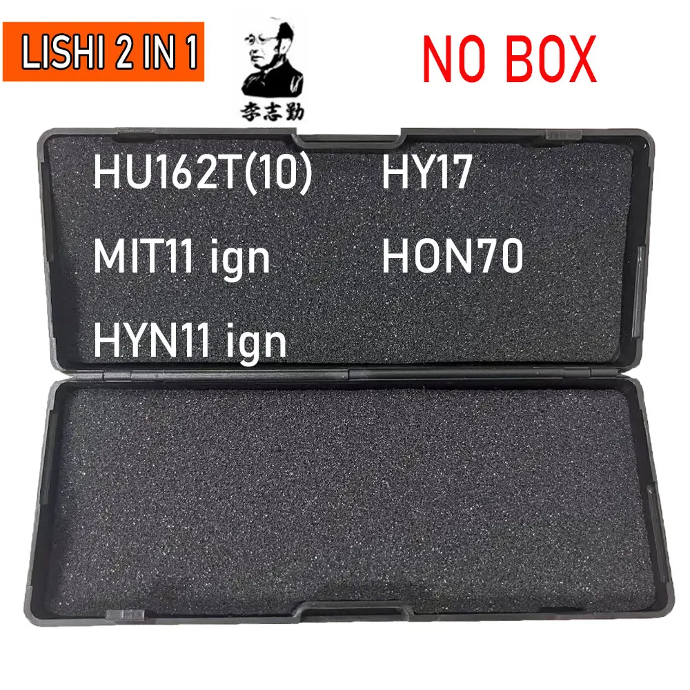 Hot Lishi Tool Lishi Tool No Box Lishi 2 In 1 HU39 HU100(10) HU100R HU101 HON58R HON66 HON70 HYN11 HY15 HYN7R HY16 HY20 HY20R HY22 HU162T(9) HU162T(10)