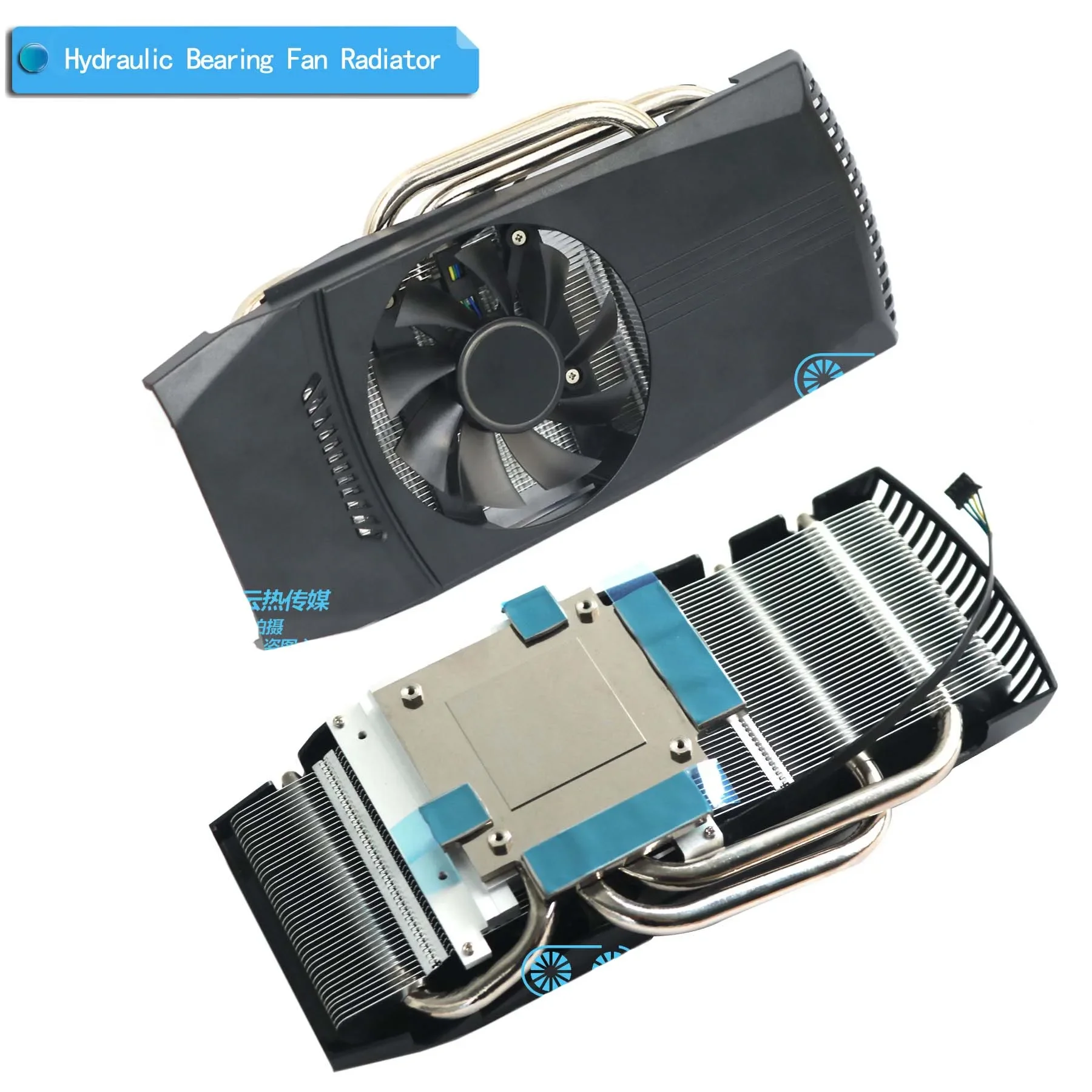 GPU radiator VGA Heatsink Pure copper bottom three heat pipes with