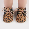 Spring Autumn Baby Shoes Retro Leopard Print First Walkers Newborn Soft Bottom Non-Slip Leather Shoes Toddler Casual Shoes 6