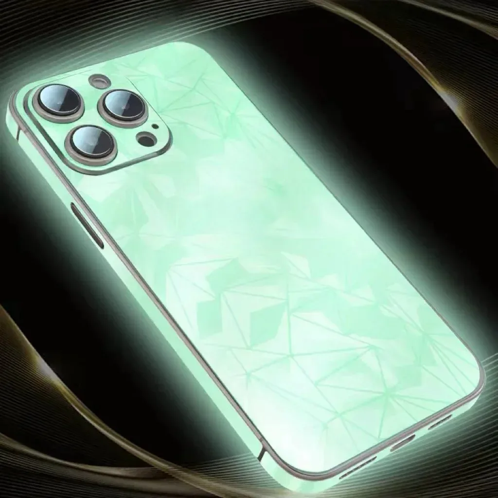 Luminous Glow-in-the-Dark UV Film Screen Protector with Back Cover Border