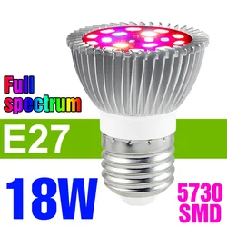 Full Spectrum 28W LED Grow Light Bulb (E27 18W)