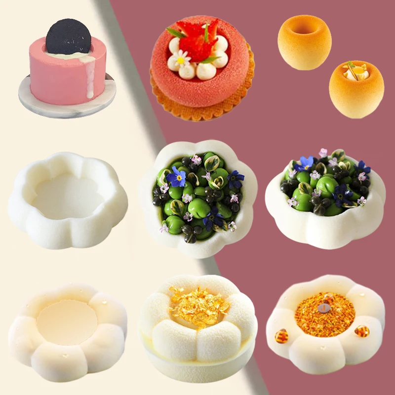 Hot Silicone Mold Cake Mold for Baking Tools for Cakes Mousse Mould  Silicone Molds