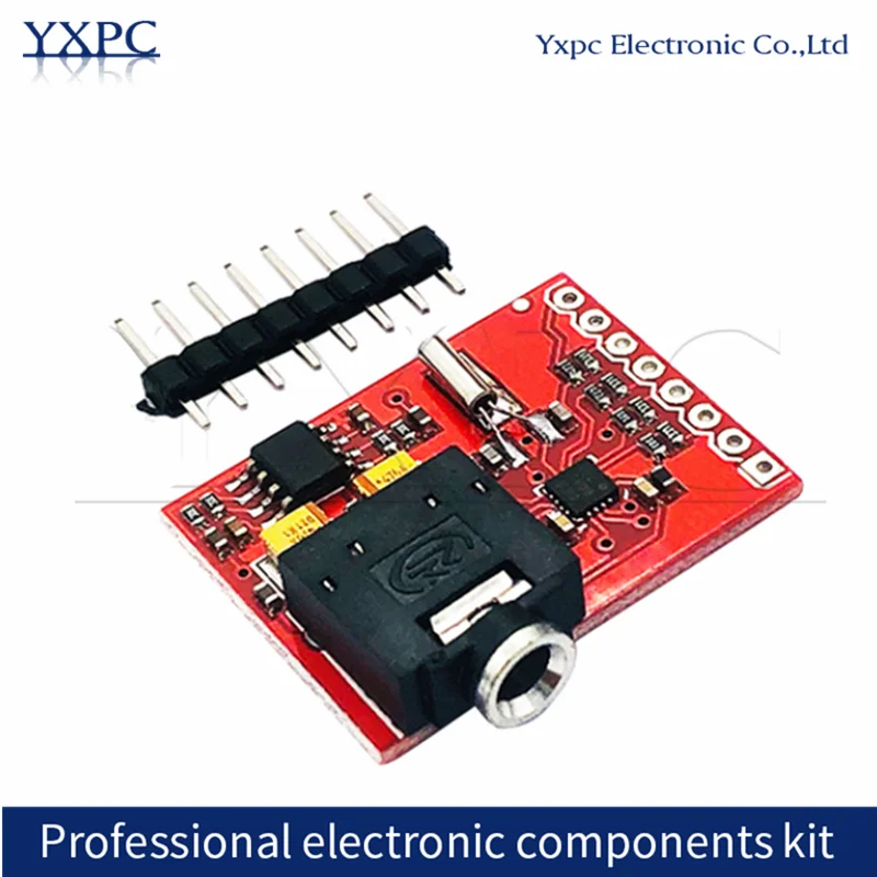 Scheda Sintonizzatore FM Si4703 Con RDS Per Arduino - Modulo Radio Per AVR PIC ARM, Rossa